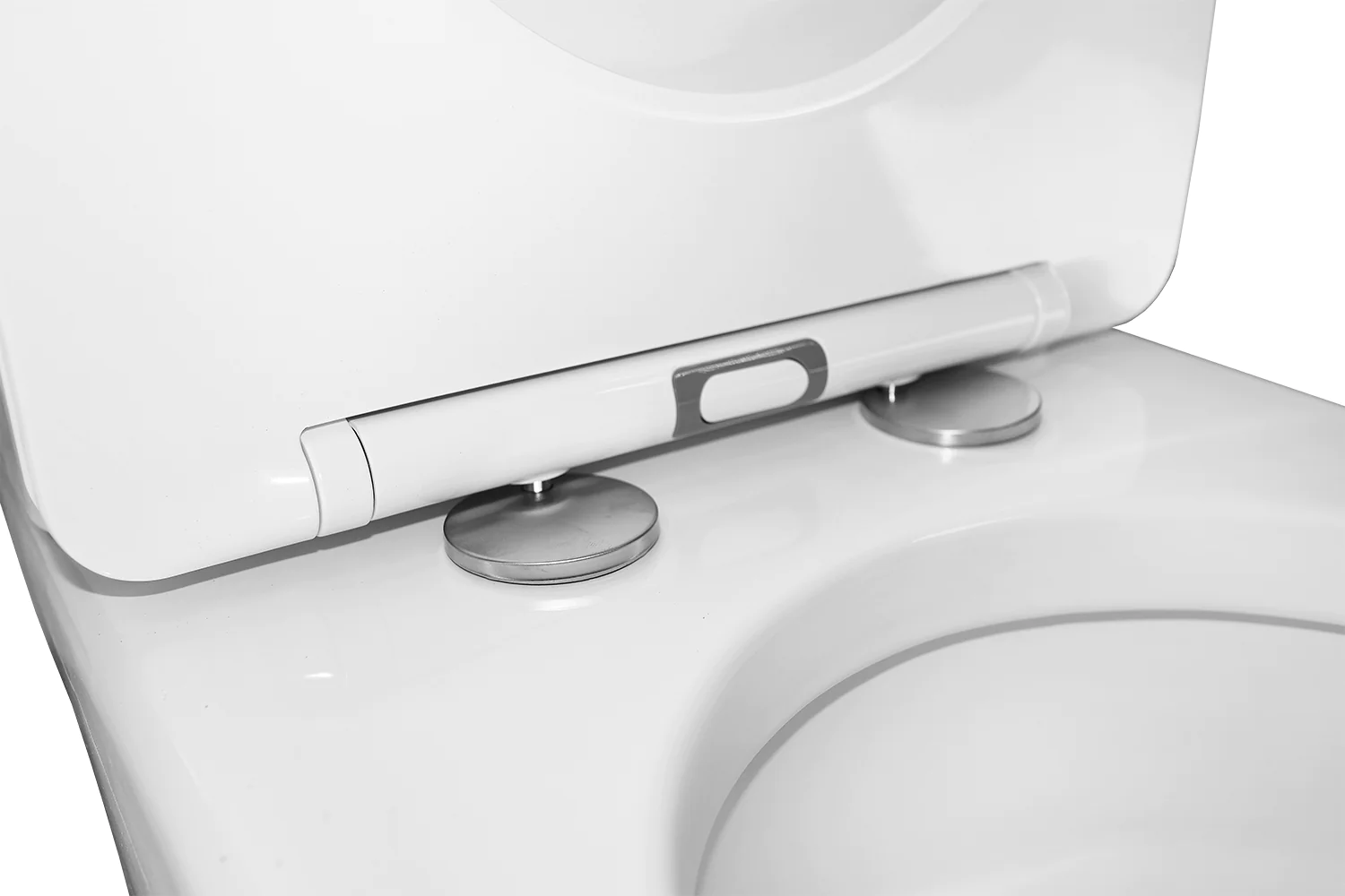 Унитаз-компакт Azario LEO TORNADO FLUSHING 360х595х820 напольный, безободковый, слив «Торнадо», в комплекте с быстросъемным сиденьем микролифт (AZ-1253CT) — фото №5