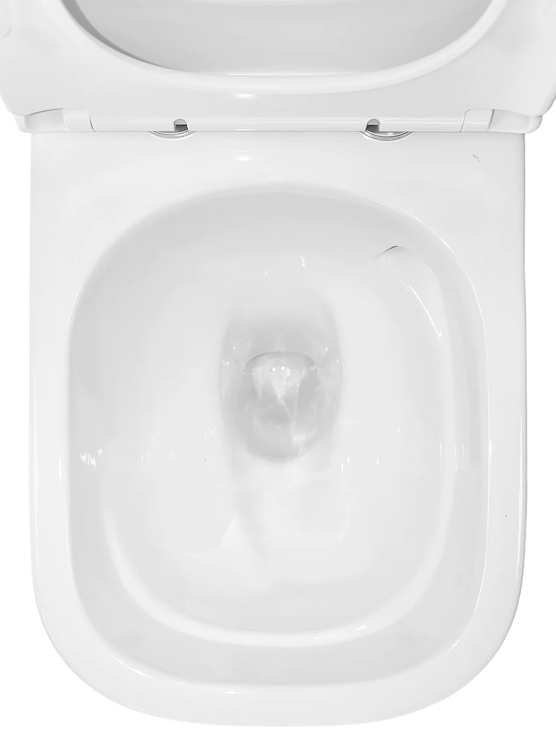 Унитаз-компакт Azario RIANO 355х620х790 напольный, безободковый, слив «Торнадо», с быстросъемным сиденьем «Микролифт» (AZ-1305A) — фото №7