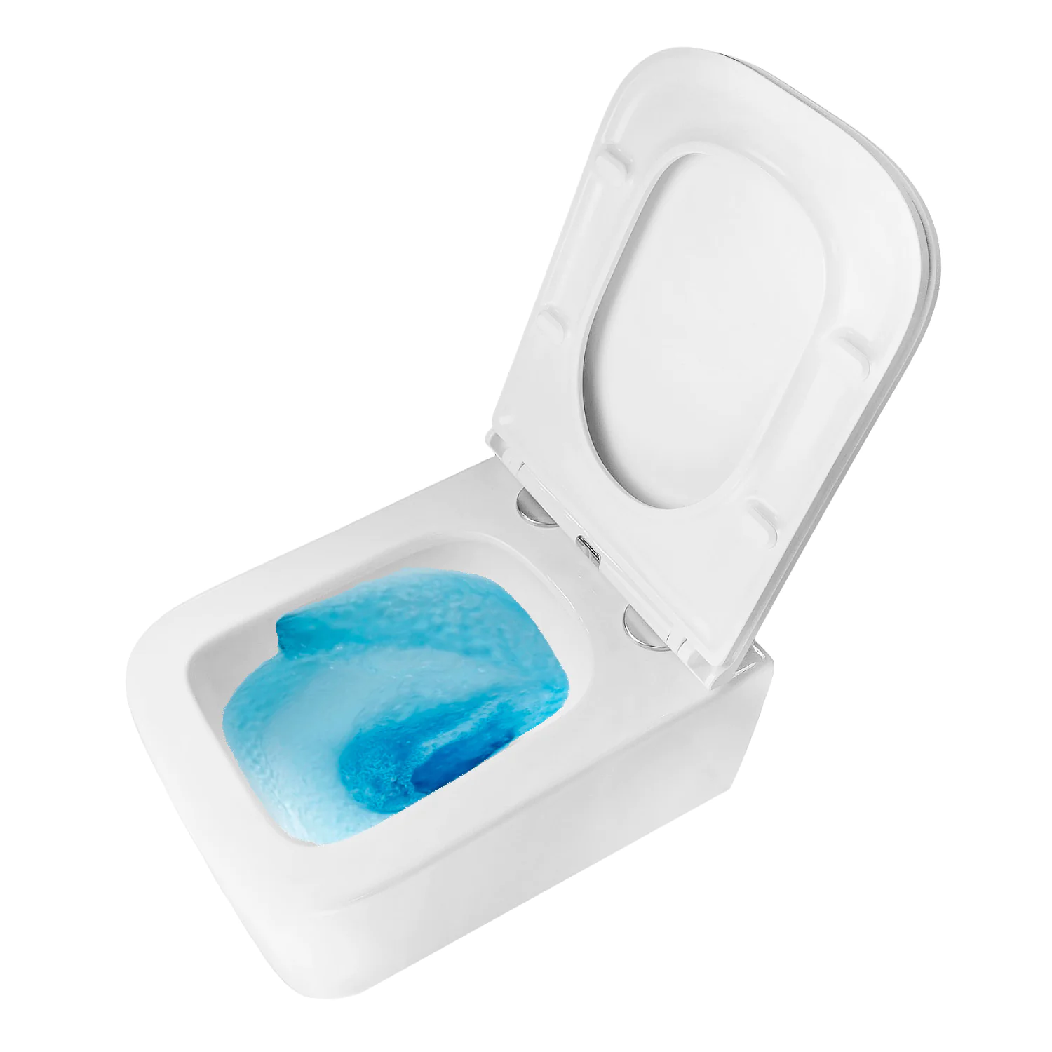 Унитаз подвесной Azario BACIO 340х485х350 безободковый, система смыва «Скрытое Торнадо», с быстросъемным сиденьем «Микролифт» (AZ-5103T-WHT) — фото №7