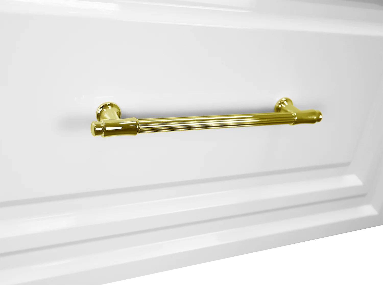 Комплект Тумба Azario LAURA 80/1 800х450х455 подвесная, с раковиной CLASSIK 80, белый глянцевый, фурнитура золото (CS00104009) — фото №5