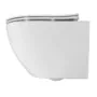 Унитаз подвесной Loranto ESTER 360х485х320 с системой смыва «Tornado», в комплекте с быстросъемным сиденьем микролифт, дюропласт (87265) — фото №5
