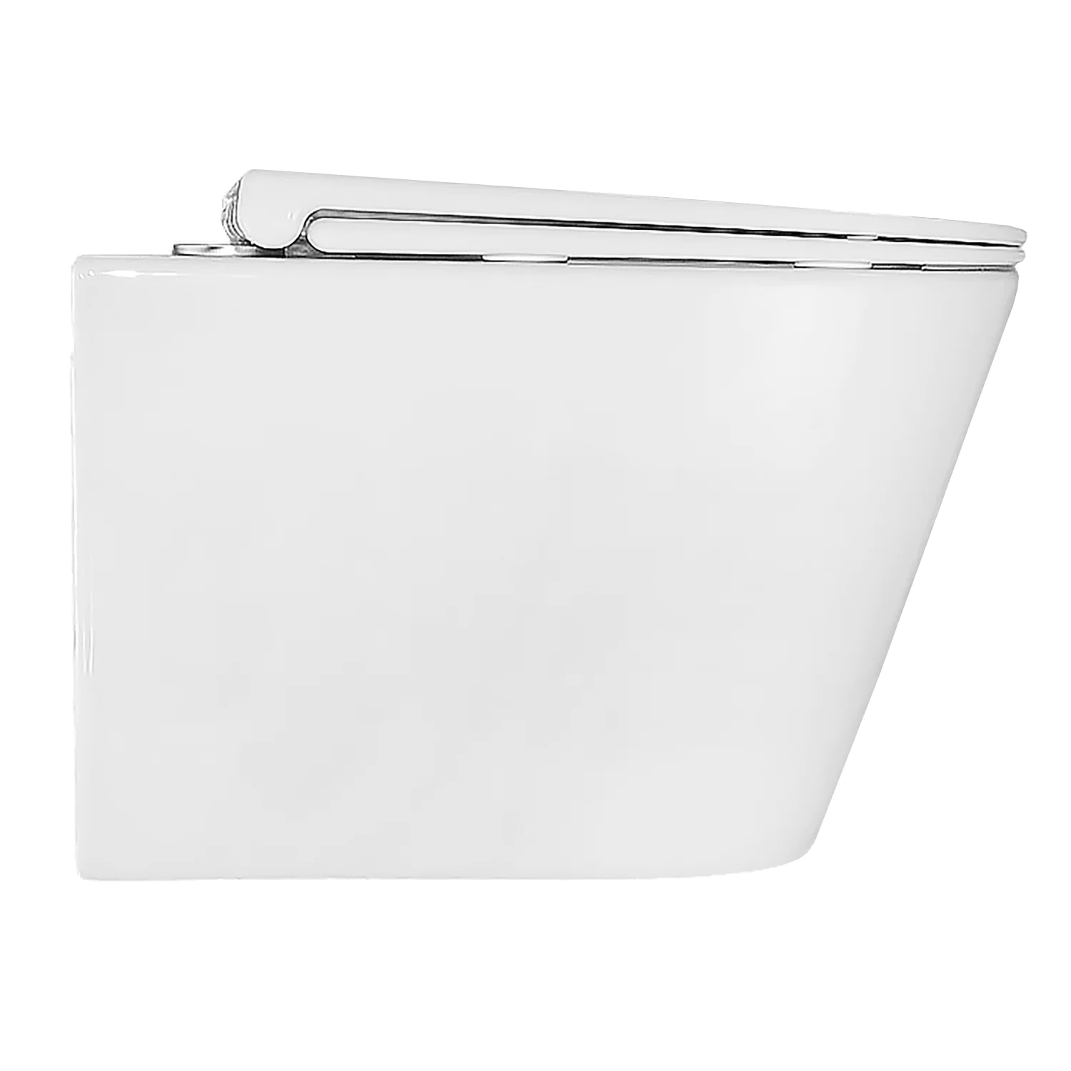 Унитаз подвесной Azario LANDER 345х490х350 безободковый, смыв «Скрытое Торнадо», с быстросъемным сиденьем «Микролифт» (AZ-2802E) — фото №12