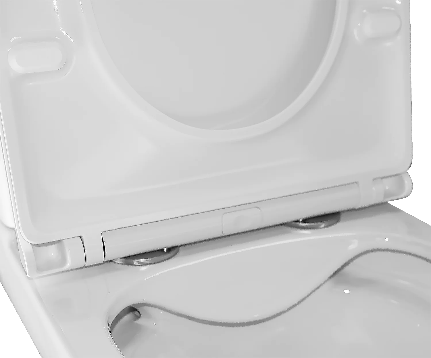 Унитаз-компакт Azario VARO 365х615х805 напольный, безободковый,с быстросъемным сиденьем Микролифт, полипропилен (AZ-2171) — фото №7