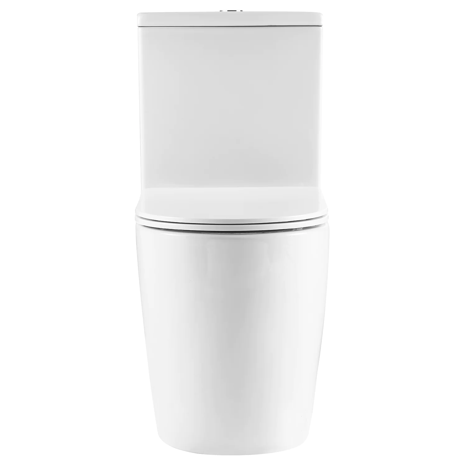 Унитаз-компакт Azario LEO TORNADO FLUSHING 360х595х820 напольный, безободковый, слив «Торнадо», в комплекте с быстросъемным сиденьем микролифт (AZ-1253CT) — фото №6