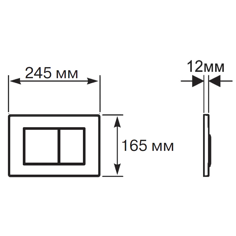 Сет: Инсталляция для подвесного унитаза AZARIO FORTE + подвесной унитаз Azario UNO ТОРНАДО безободковый, слив «Скрытое Торнадо» + Кнопка смыва AZARIO FORTE, хром глянцевый (AZ-100-100F+AZ-2380+AZ-100-020F) — фото №20