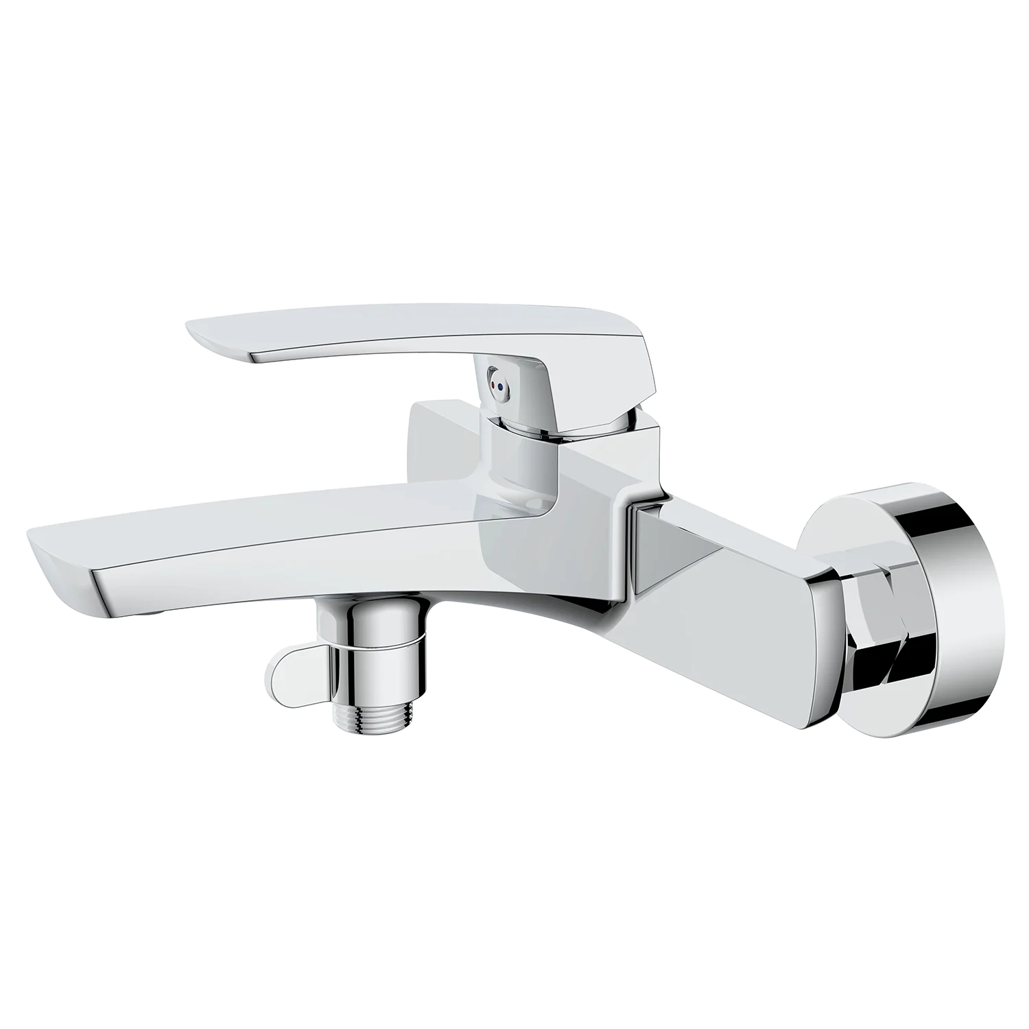 Смеситель для ванны Azario Conda с ручным душем, керамический картридж, шланг 150 см, хром (AZ-K3011) — фото №2