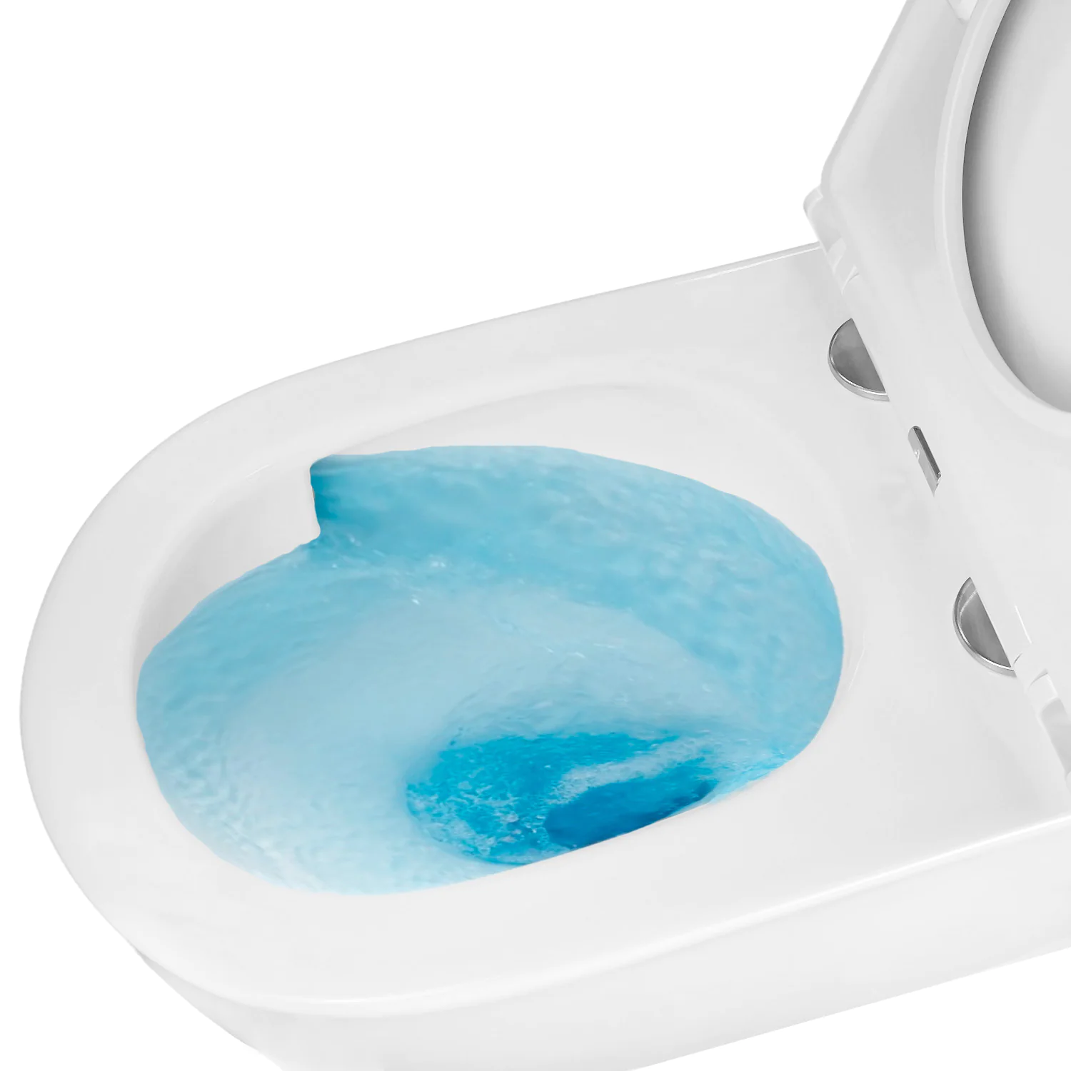 Унитаз подвесной Azario NATA 360х515х350 безободковый, система смыва «Скрытое Торнадо», с быстросъемным сиденьем «Микролифт» (AZ-5102T-WHT) — фото №10