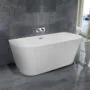 Ванна акриловая AZARIO VERANO 1700х750х580 пристенная в комплекте с сифоном и металлической рамой (AZ-6607C) — фото №5