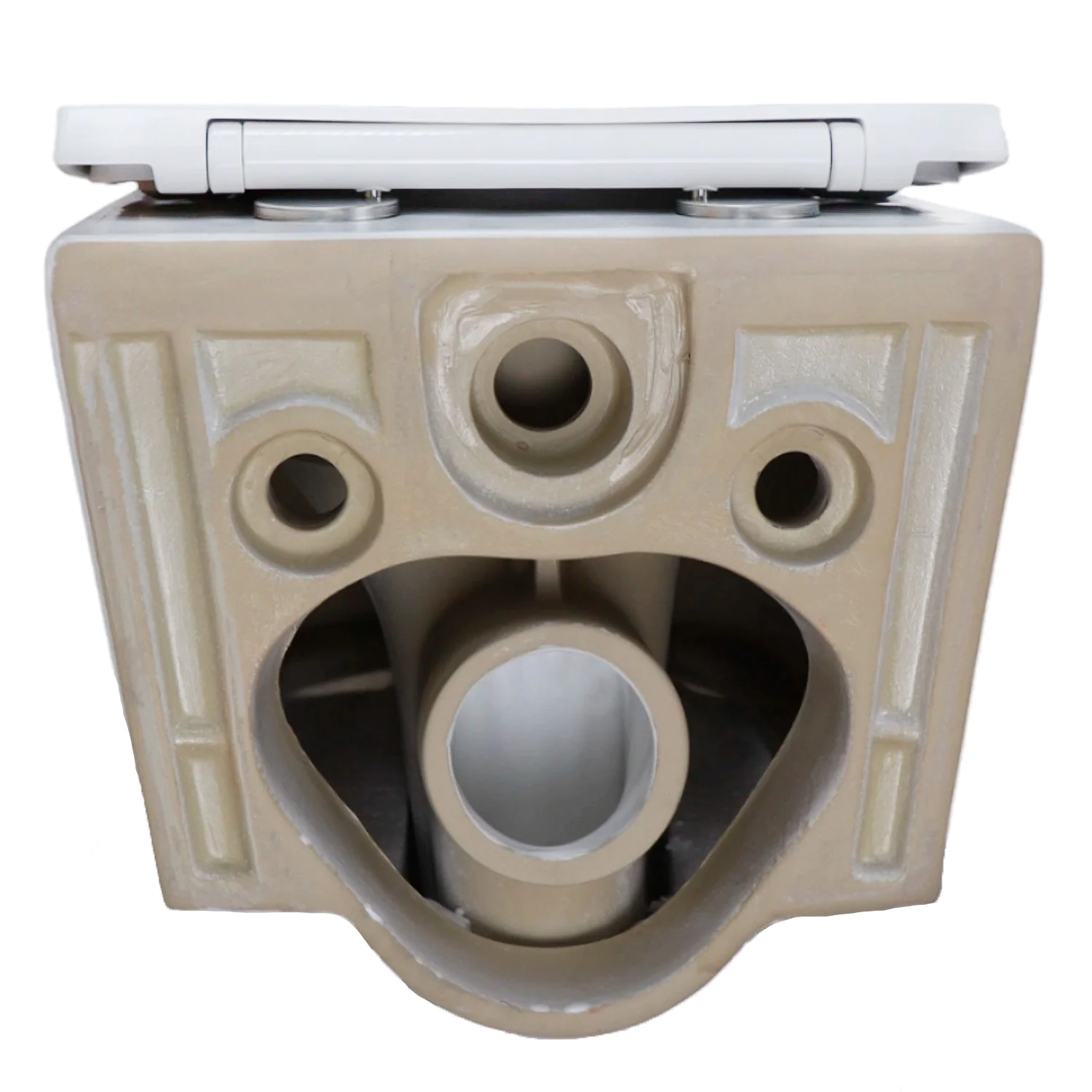 Унитаз подвесной Azario Velo 490х360х360 безободковый, система смыва «Скрытое Торнадо», с быстросъемным сиденьем «Микролифт» (AZ-1273WHD) — фото №8