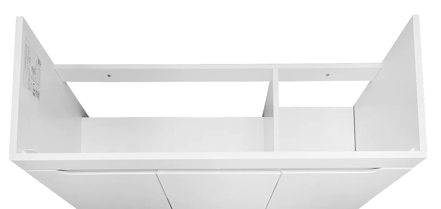 Комплект Тумба Azario KANTRI 100 3ДВ 1005х455х870 напольная, с раковиной Фостер 100, белый глянец (CS00097260) — фото №5