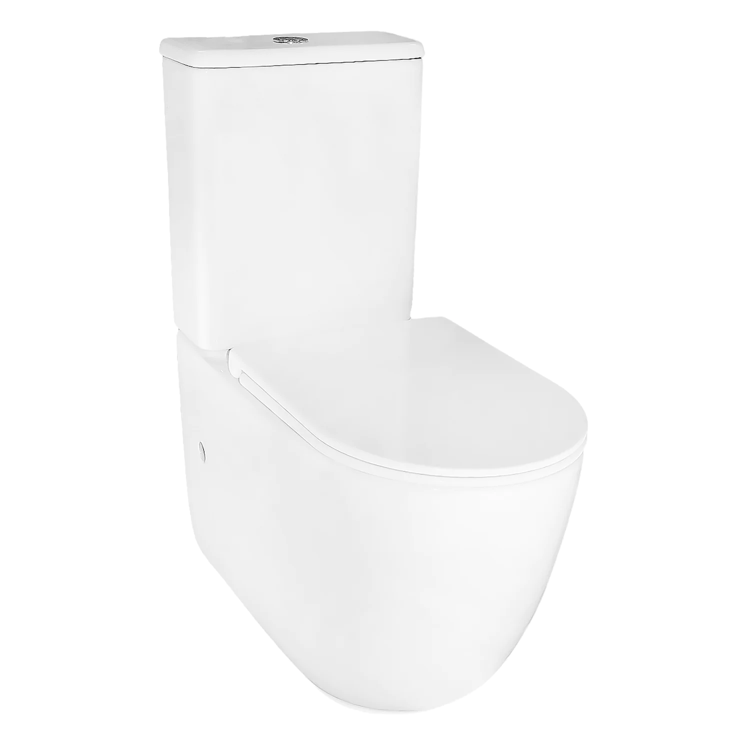 Унитаз-компакт Azario RIANO 355х620х790 напольный, безободковый, слив «Торнадо» с быстросъемным сиденьем «Микролифт» (AZ-1307A) — фото №2