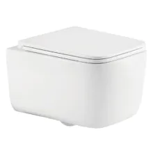 Унитаз подвесной Azario BACIO 340х485х350 безободковый, система смыва «Скрытое Торнадо», с быстросъемным сиденьем «Микролифт» (AZ-5103T-WHT)