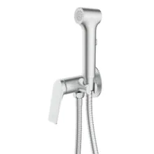 Гигиенический душ Azario Lursy со смесителем, скрытый монтаж, шланг 150 см, сатин (AZ-KFX49BN)