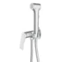 Гигиенический душ Azario Lursy со смесителем, скрытый монтаж, шланг 150 см, сатин (AZ-KFX49BN)