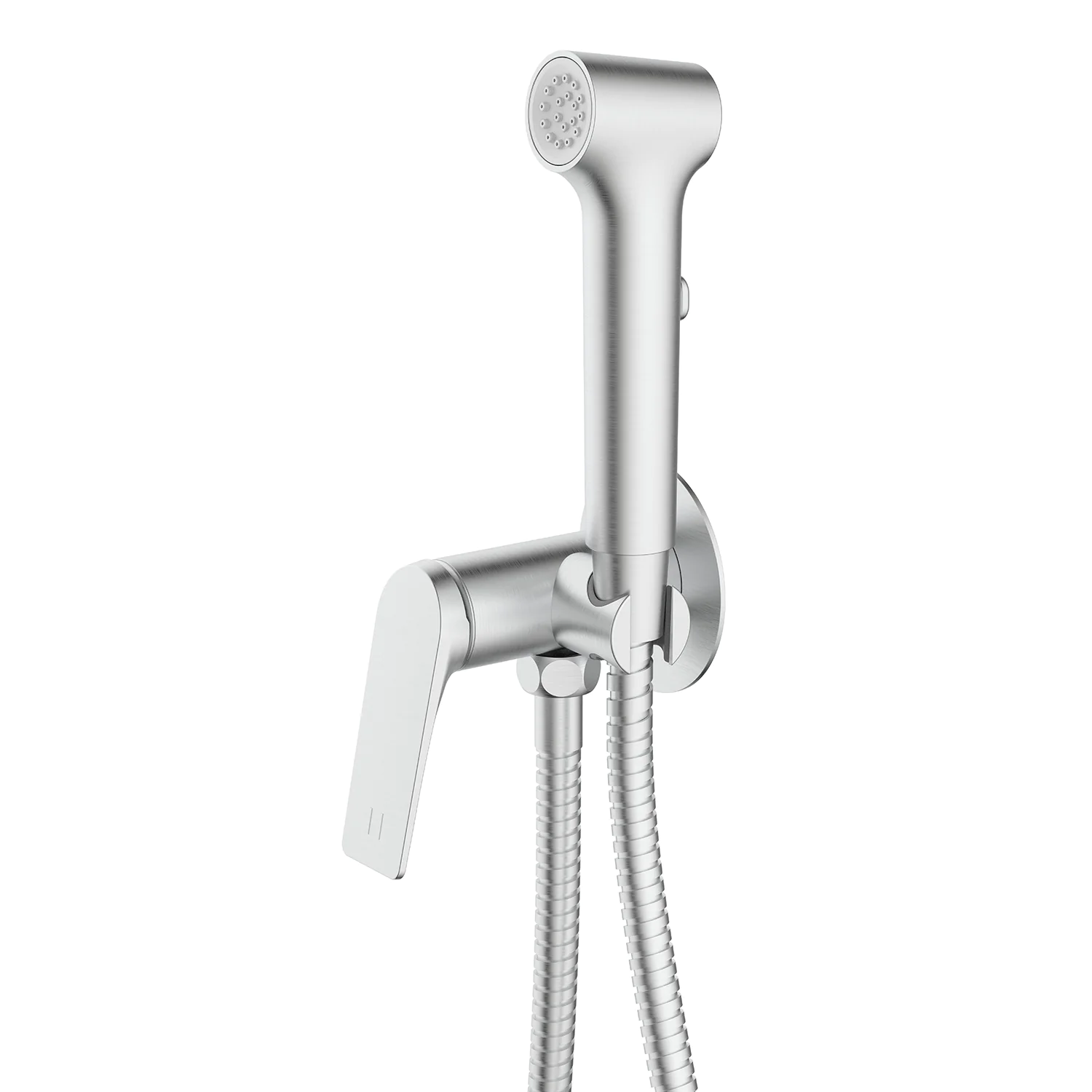 Гигиенический душ Azario Lursy со смесителем, скрытый монтаж, шланг 150 см, сатин (AZ-KFX49BN) — фото №1
