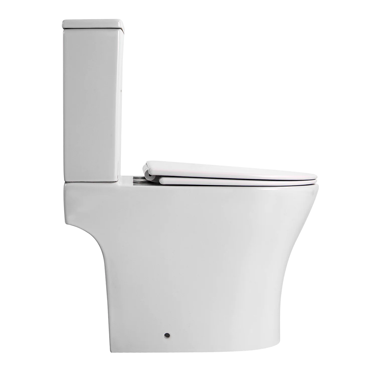 Унитаз-компакт Azario Reina 630х360х815 напольный, безободковый, слив «Скрытое Торнадо», с быстросъемным сиденьем «Микролифт» (AZ-2785T) — фото №9