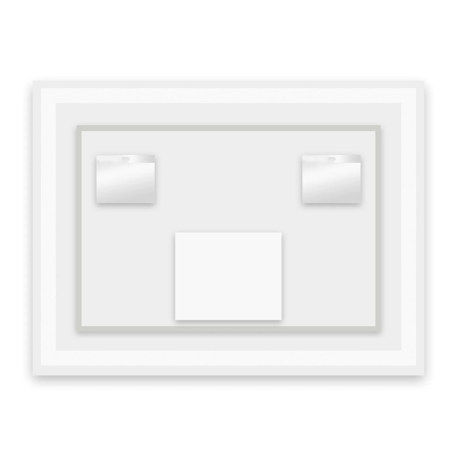 Зеркало AZARIO Alysa NEW 800х600 с подсветкой, сенсорный выключатель с функцией диммера (AZ-Z-046-1CSNEW) — фото №6