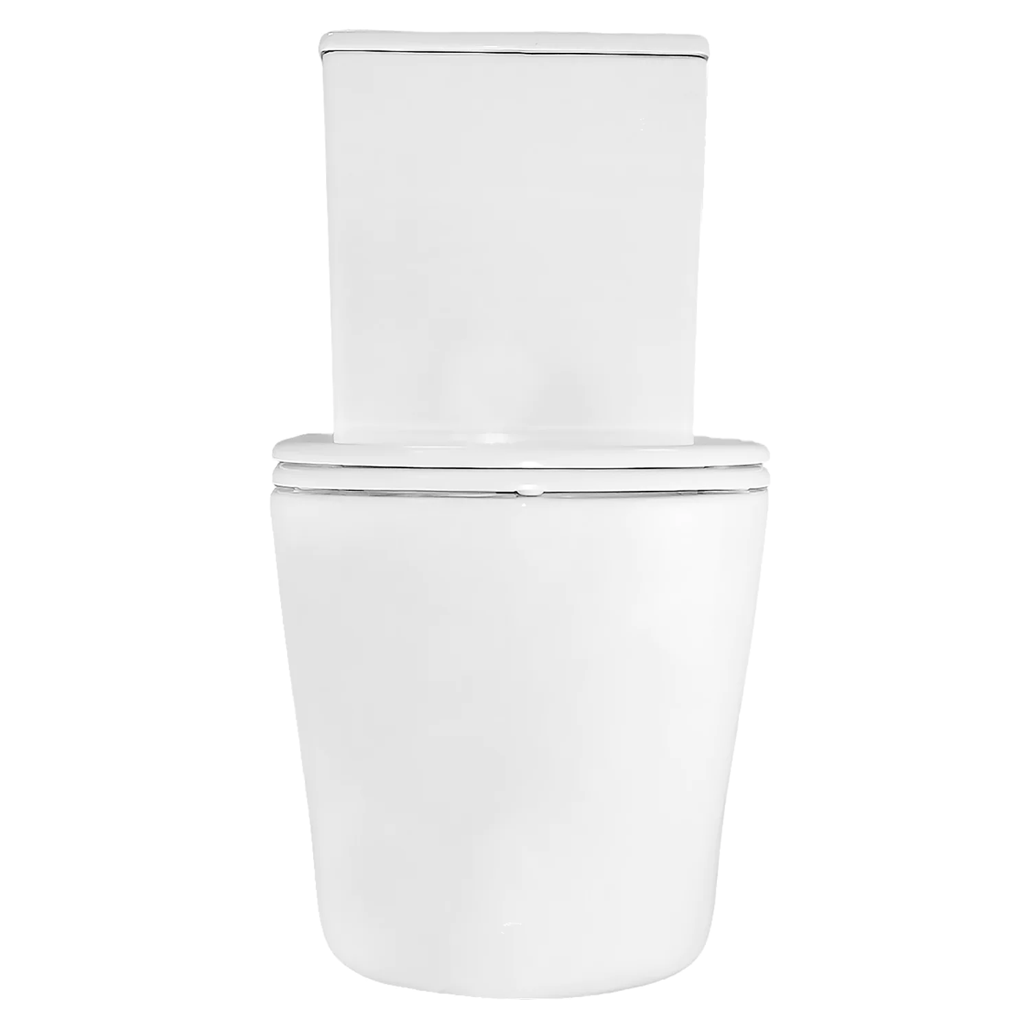 Унитаз-компакт Azario LANDER 410х665х835 напольный, безободковый, в комплекте с быстросъемным сиденьем «Микролифт» (AZ-1299A) — фото №12