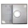 Кухонная мойка AZARIO Tavas 620х480х197 кварцевая, прямоугольная, сифон в комплекте, цвет Серый (CS00097671) — фото №5