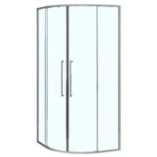 Душевое ограждение Azario SHANGHAI 900х900х1950 четверть круга, прозрачное стекло 6 мм, профиль графит матовый (AZ-S43-90-MGR-CL)