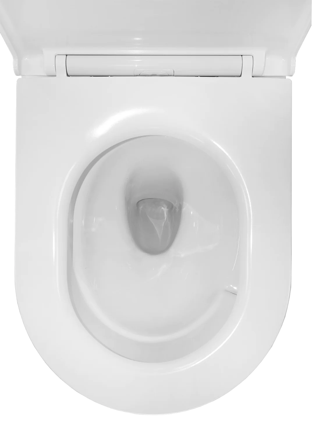 Унитаз-компакт Azario MIZEN 360х660х800 напольный, безободковый, смыв «Скрытое Торнадо», с быстросъемным сиденьем «Микролифт» (AZ-8300) — фото №9