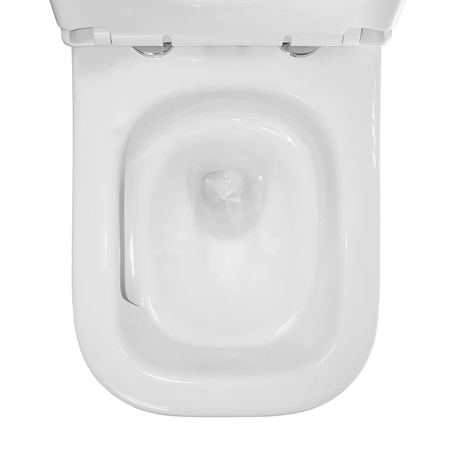 Унитаз подвесной Azario ESCONDA 345х490х350 безободковый, смыв «Скрытое Торнадо», с быстросъемным сиденьем микролифт (AZ-2805E) — фото №7