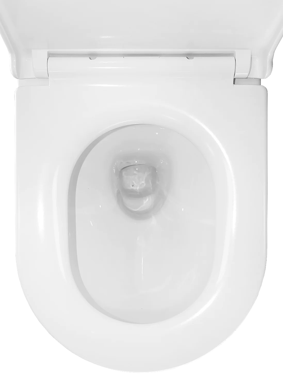 Унитаз подвесной Azario BONELLE 345х490х350 безободковый, смыв «Торнадо», с быстросъемным сиденьем микролифт (AZ-2801E) — фото №8