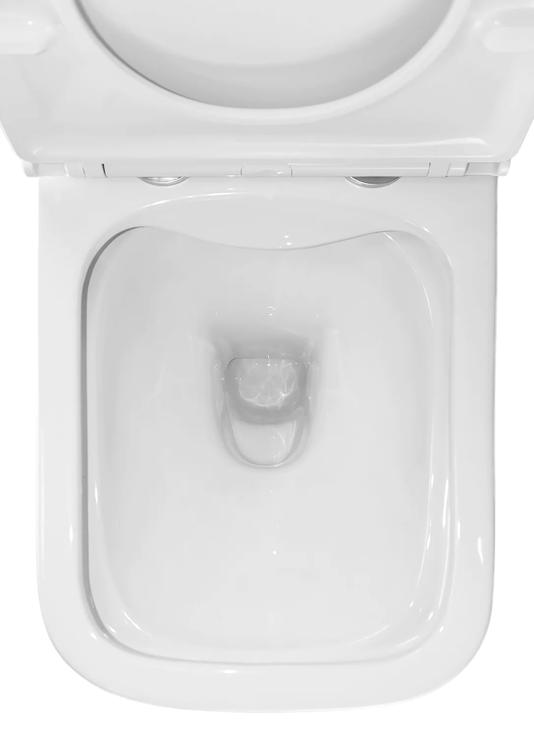 Унитаз-компакт Azario VARO 365х615х805 напольный, безободковый,с быстросъемным сиденьем Микролифт, дюропласт (AZ-2171-1) — фото №8