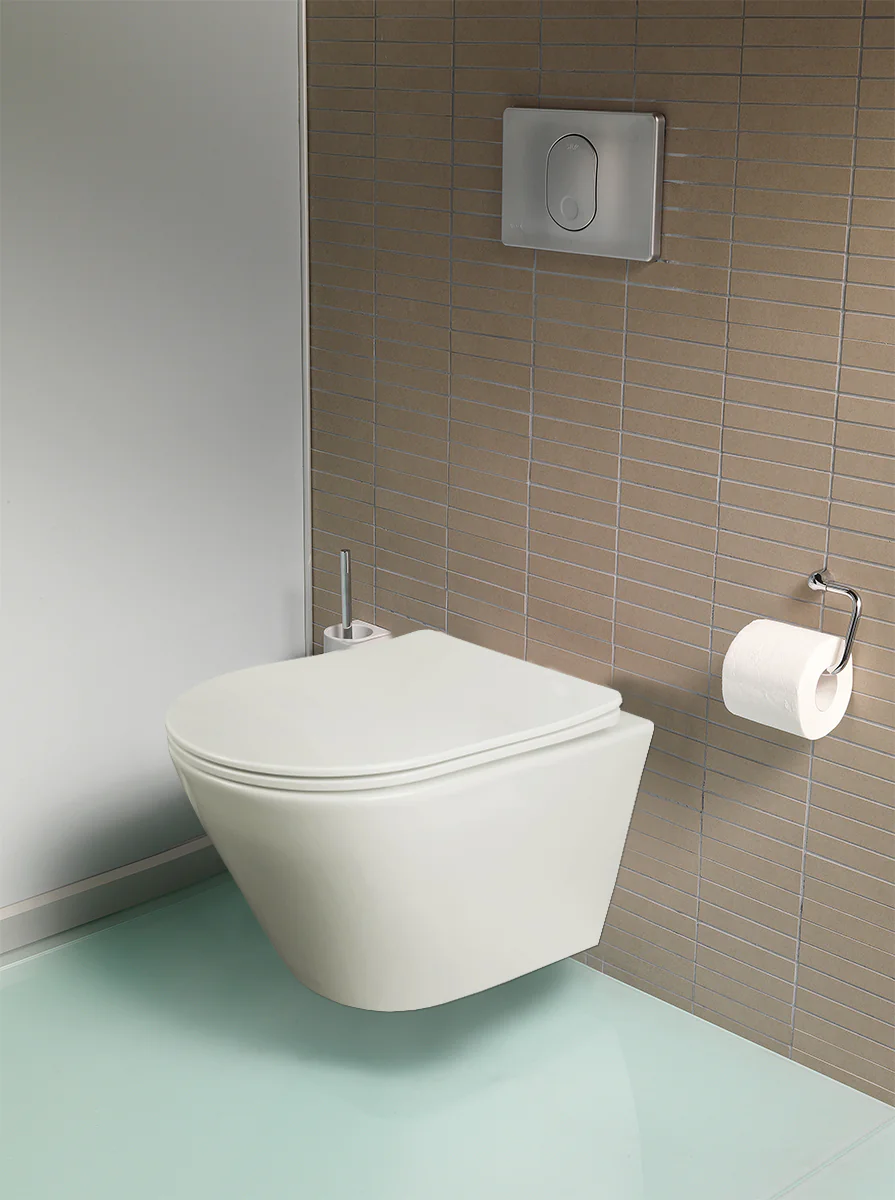 Унитаз подвесной Loranto KROSA 360х485х330 с системой смыва «Tornado», в комплекте с быстросъемным сиденьем микролифт, дюропласт (87266) — фото №13