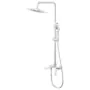 Душевая система Azario Conda с квадратным тропическим душем, керамический картридж, шланг 150 см, хром (AZ-K2411)
