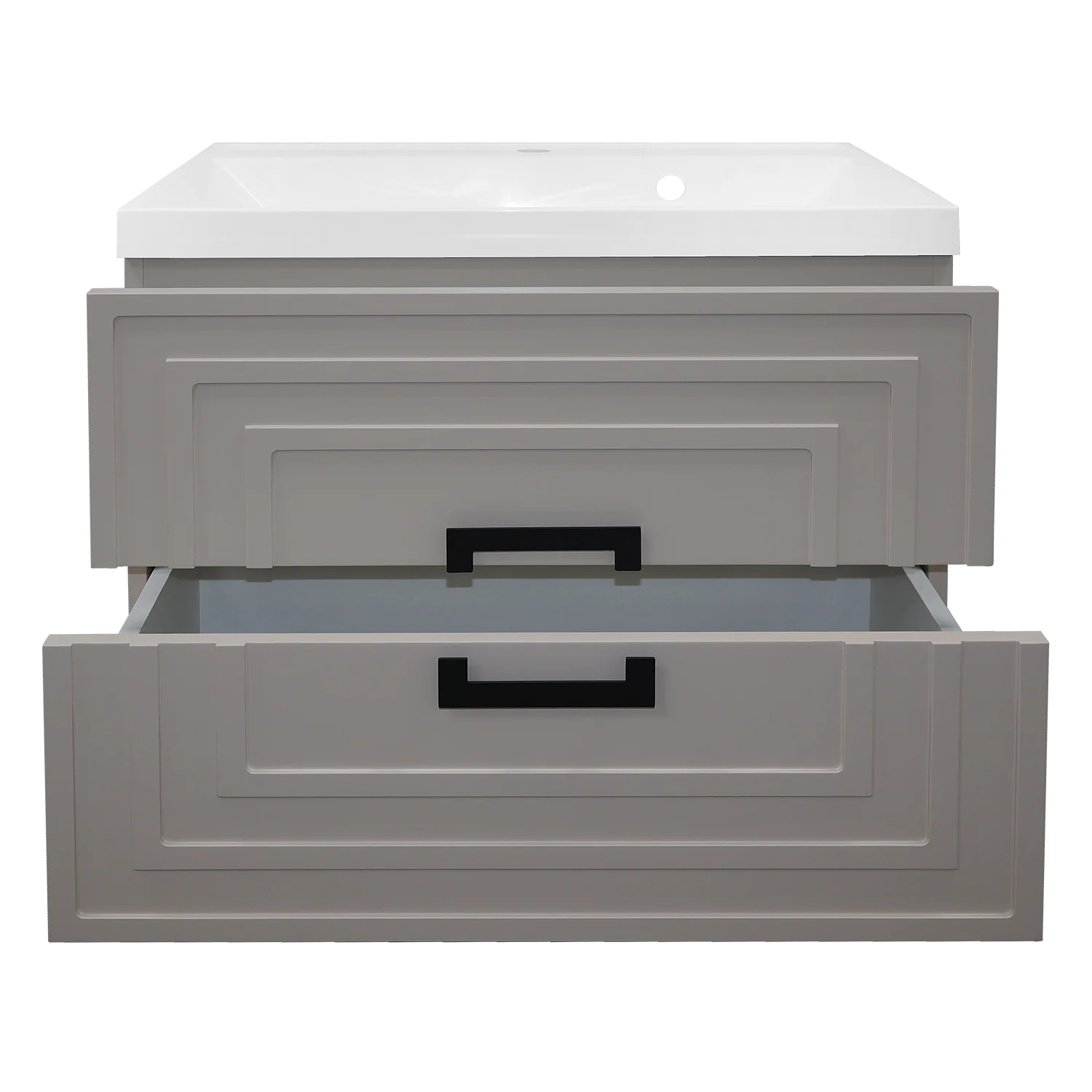 Комплект Тумба Azario ARMARIO 70/2 700х450х585 подвесная, с раковиной CLASSIK 70, кашемир (CS00096966) — фото №4