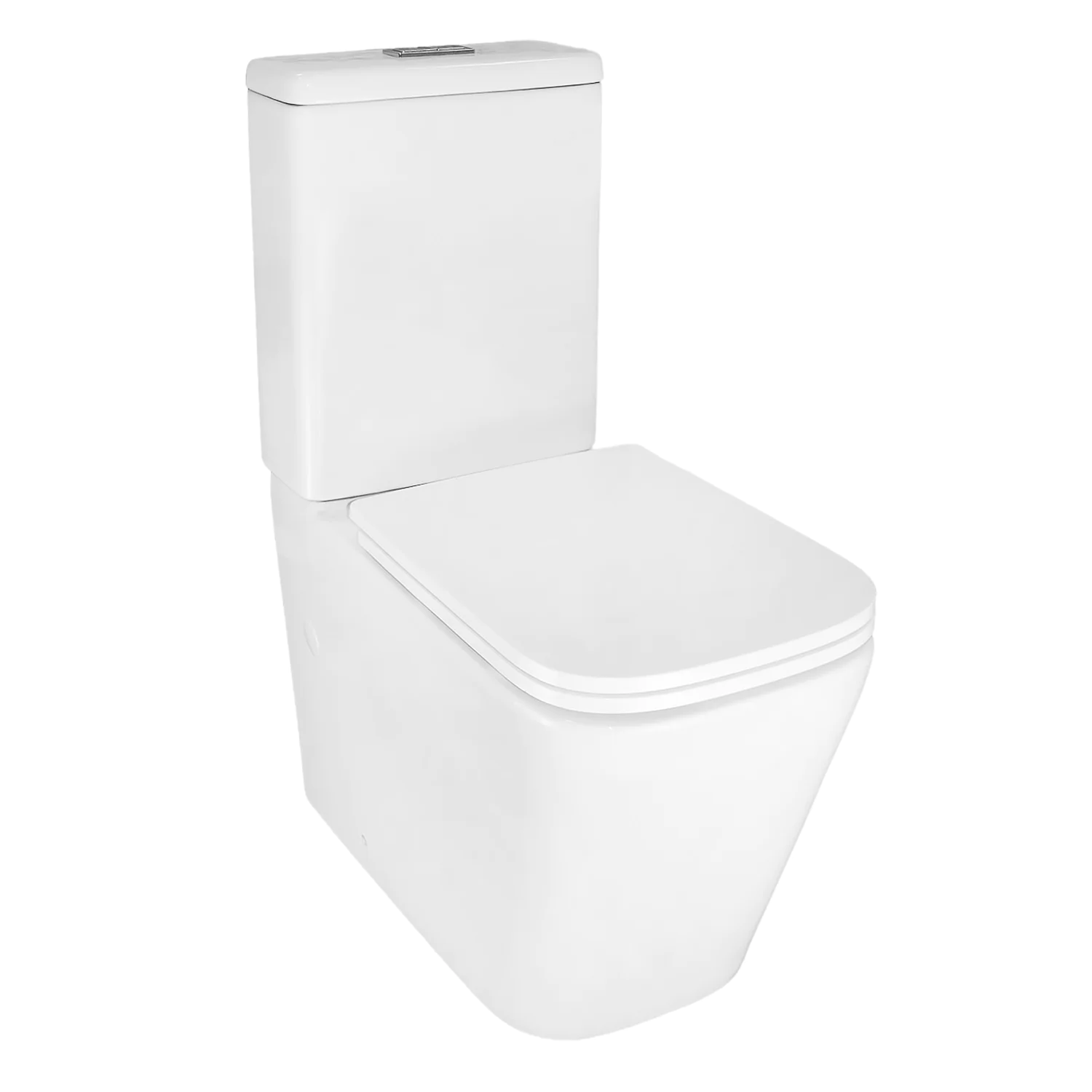 Унитаз-компакт Azario SAVIA 370х640х810 напольный, безободковый, система смыва Rimless, с быстросъемным сиденьем «Микролифт» (AZ-8303D-s) — фото №2