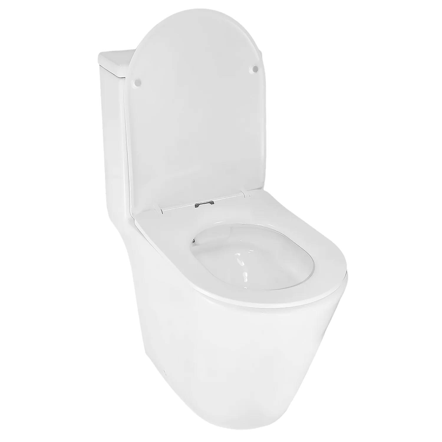 Унитаз-моноблок Azario Prime 373х645х765 напольный, безободковый , с быстросъемным сиденьем «Микролифт» (AZ-1363OP) — фото №3