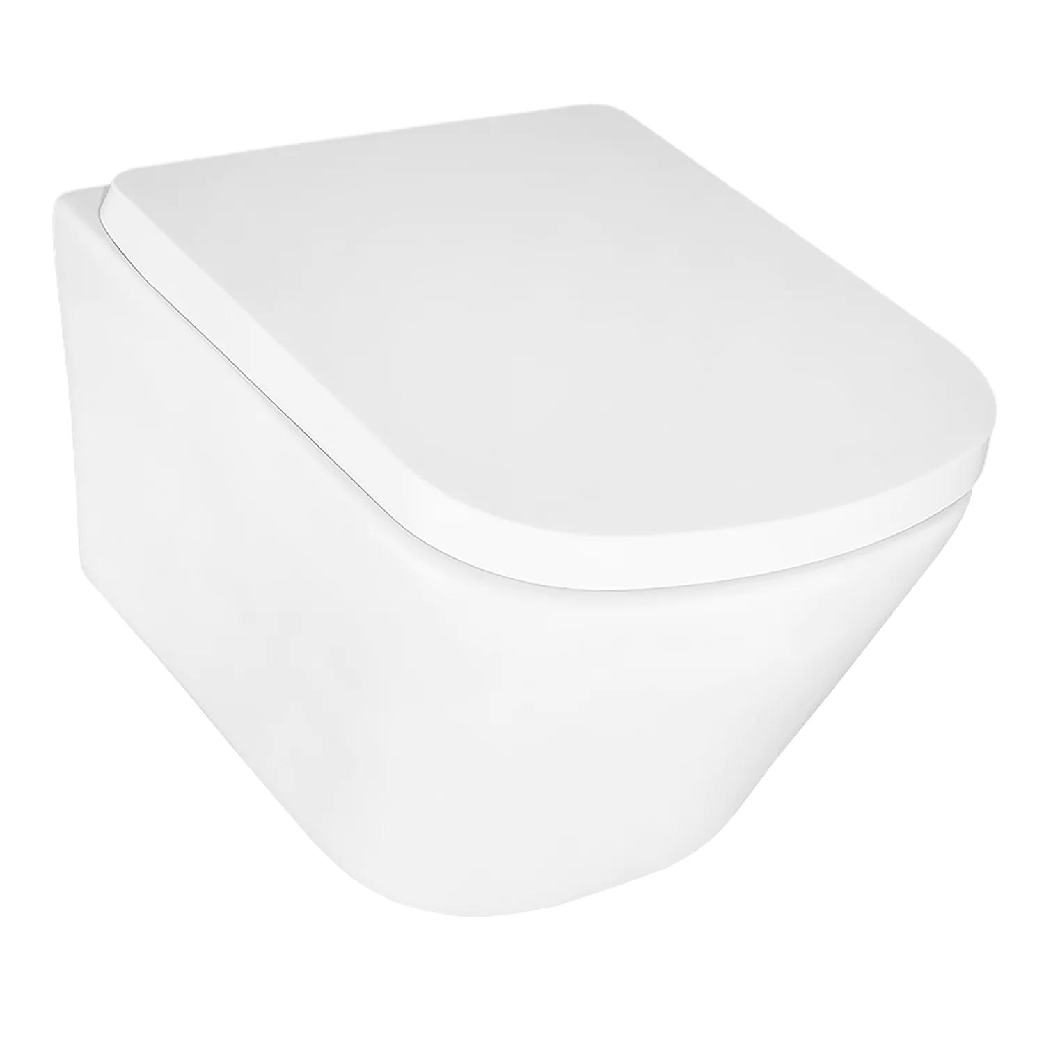 Унитаз подвесной Azario Vesper 360х510х365 безободковый, слив «Скрытое Торнадо», с быстросъемным сиденьем микролифт (AZ-1373WH) — фото №2