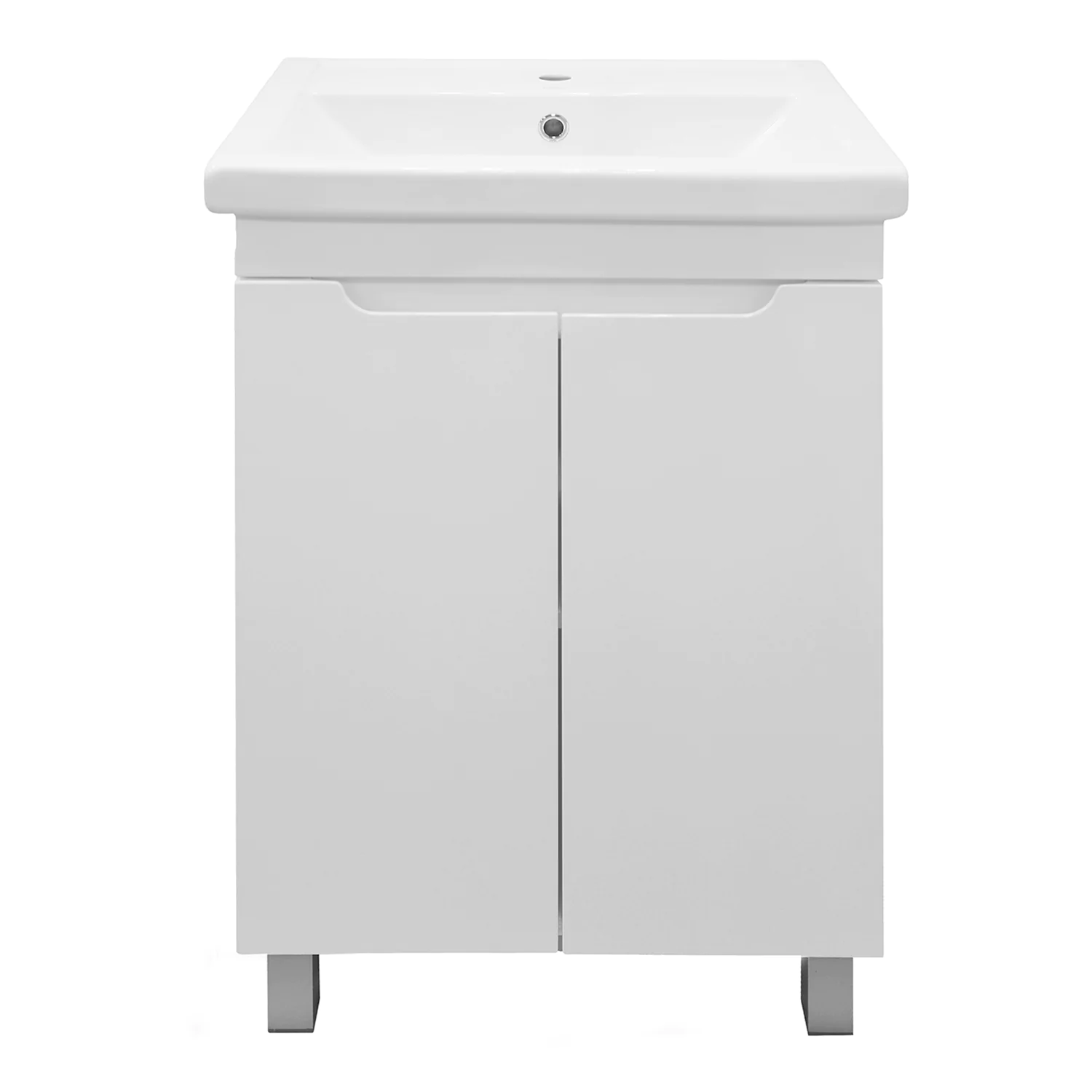 Комплект Тумба Azario KANTRI 60Н напольная с раковиной Фостер 60 (CS00097249) — фото №2