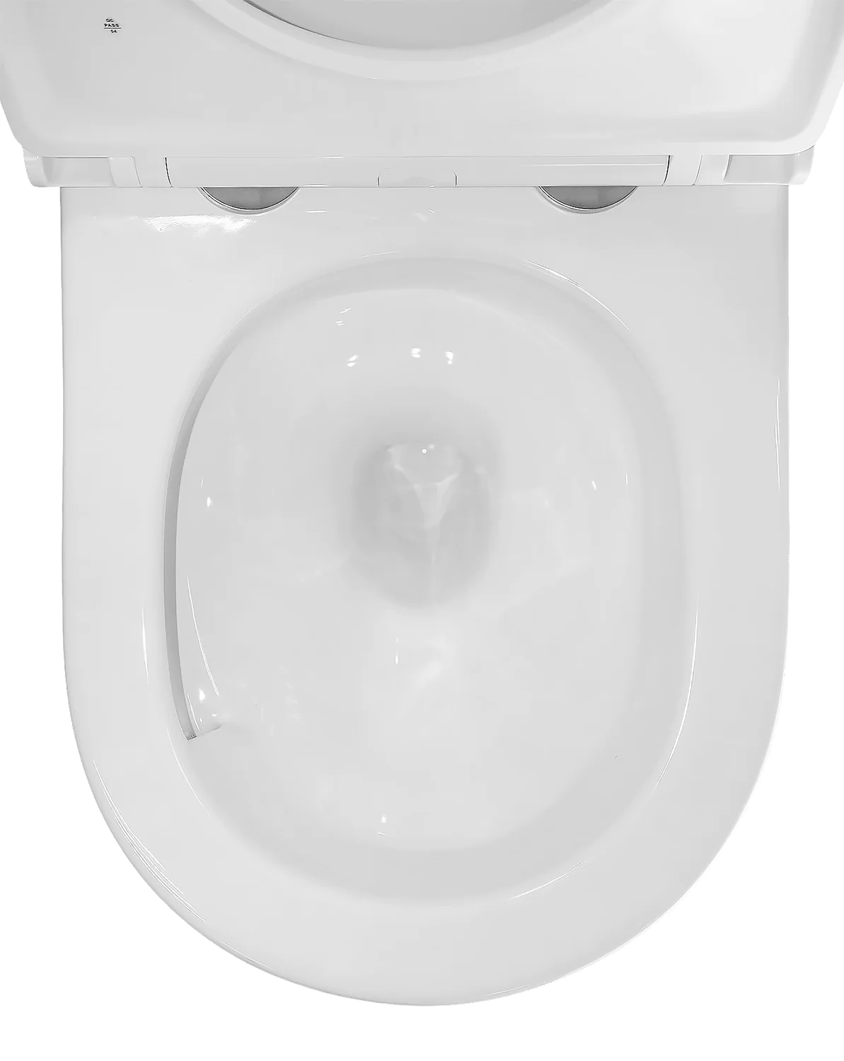 Унитаз подвесной Azario LUZIO 365х495х360 безободковый, рельефный, слив «Скрытое Торнадо», с быстросъемным сиденьем «Микролифт» (AZ-098-UQ) — фото №8