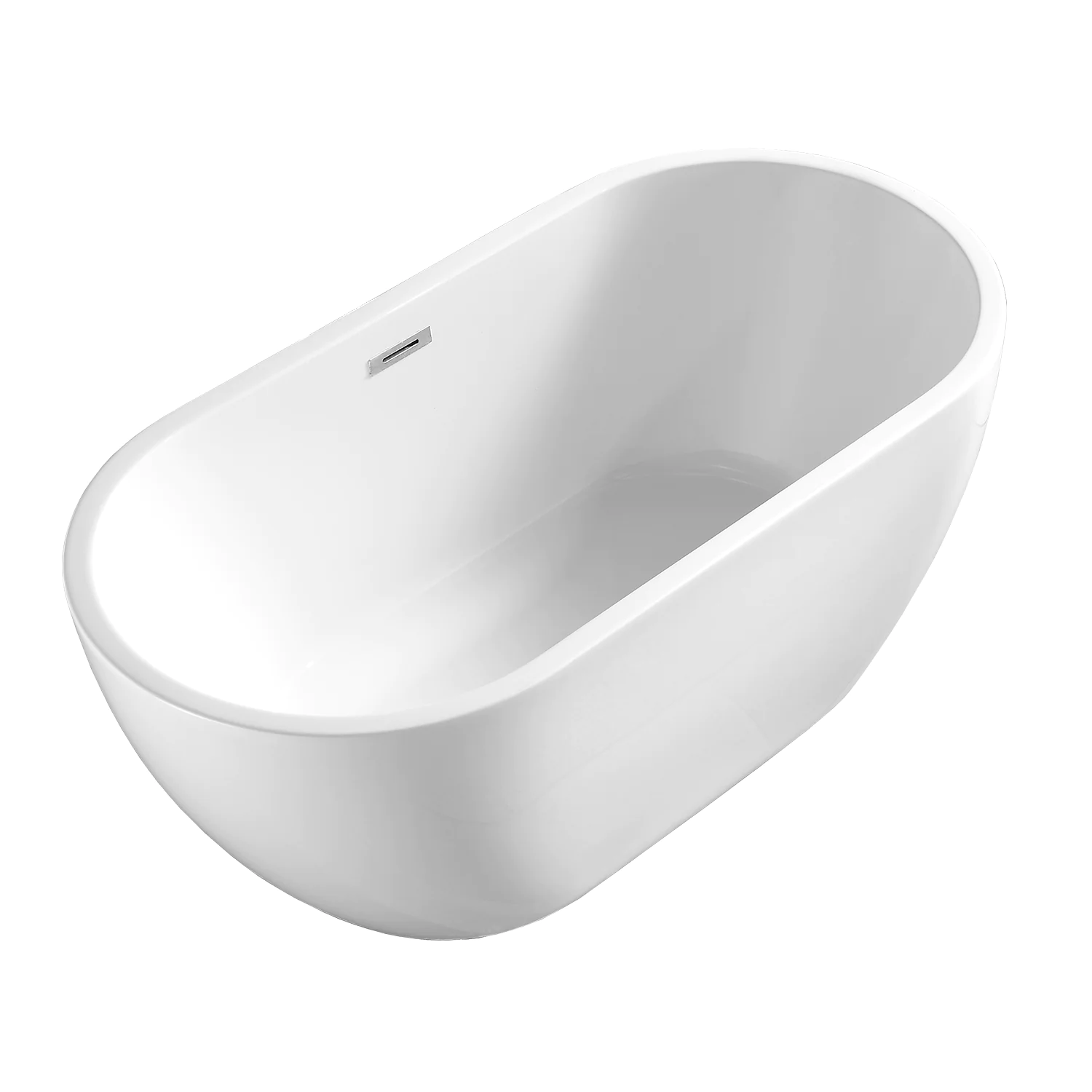 Ванна акриловая Azario BLANCA 1500x750x580 отдельностоящая, в комплекте с сифоном и металлической рамой, цвет белый (AZ-6602-15075) — фото №2