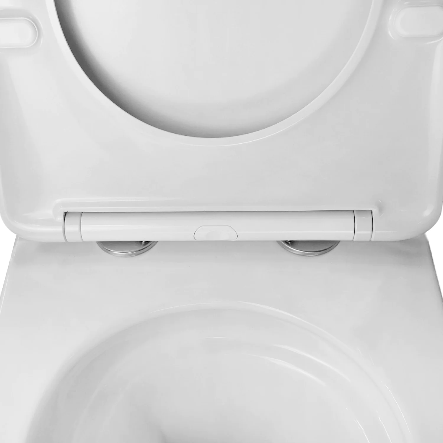 Унитаз подвесной Azario STILL 520х365х346 безободковый, система смыва «Скрытое Торнадо», с быстросъемным сиденьем «Микролифт» (AZ-1909T) — фото №5