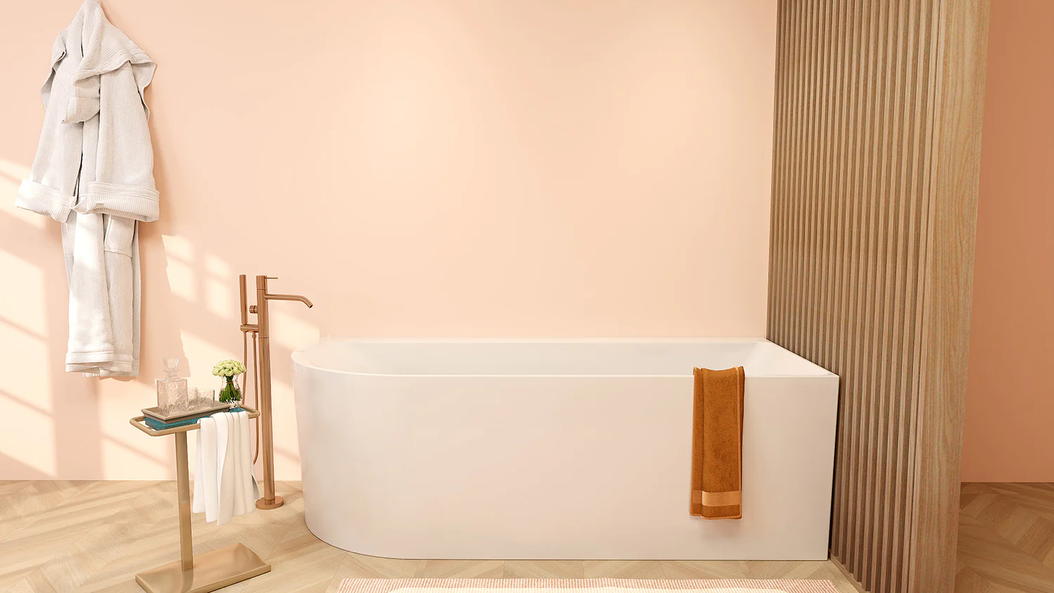 Ванна акриловая Azario Mist B 1700x750x600 пристенная, правосторонняя, в комплекте с сифоном и металлической рамой (AZ-8649-B-1.7) — фото №4