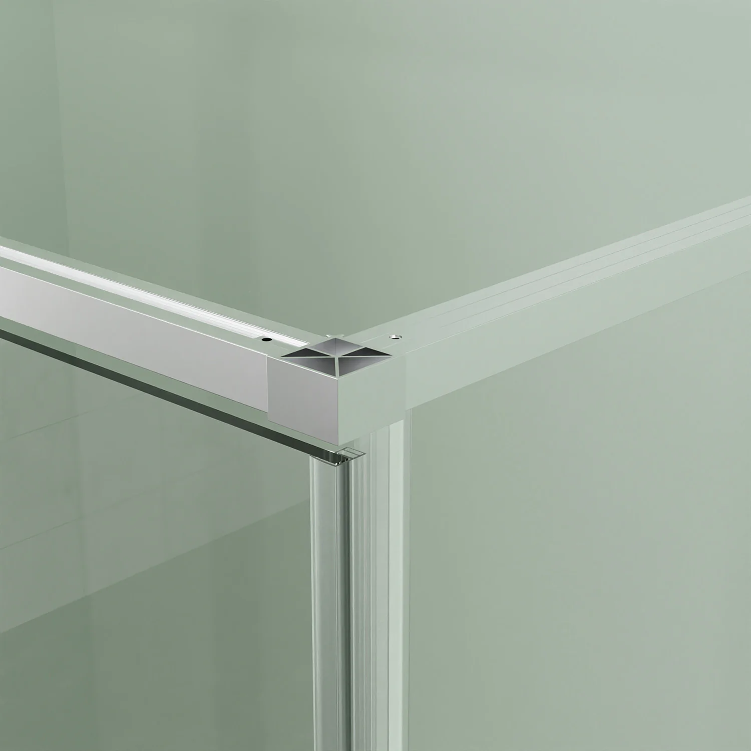 Душевое ограждение Azario MALE 1200х900х1950 прозрачное стекло 6 мм, профиль графит матовый (AZ-J50-12090-MGR-CL) — фото №5