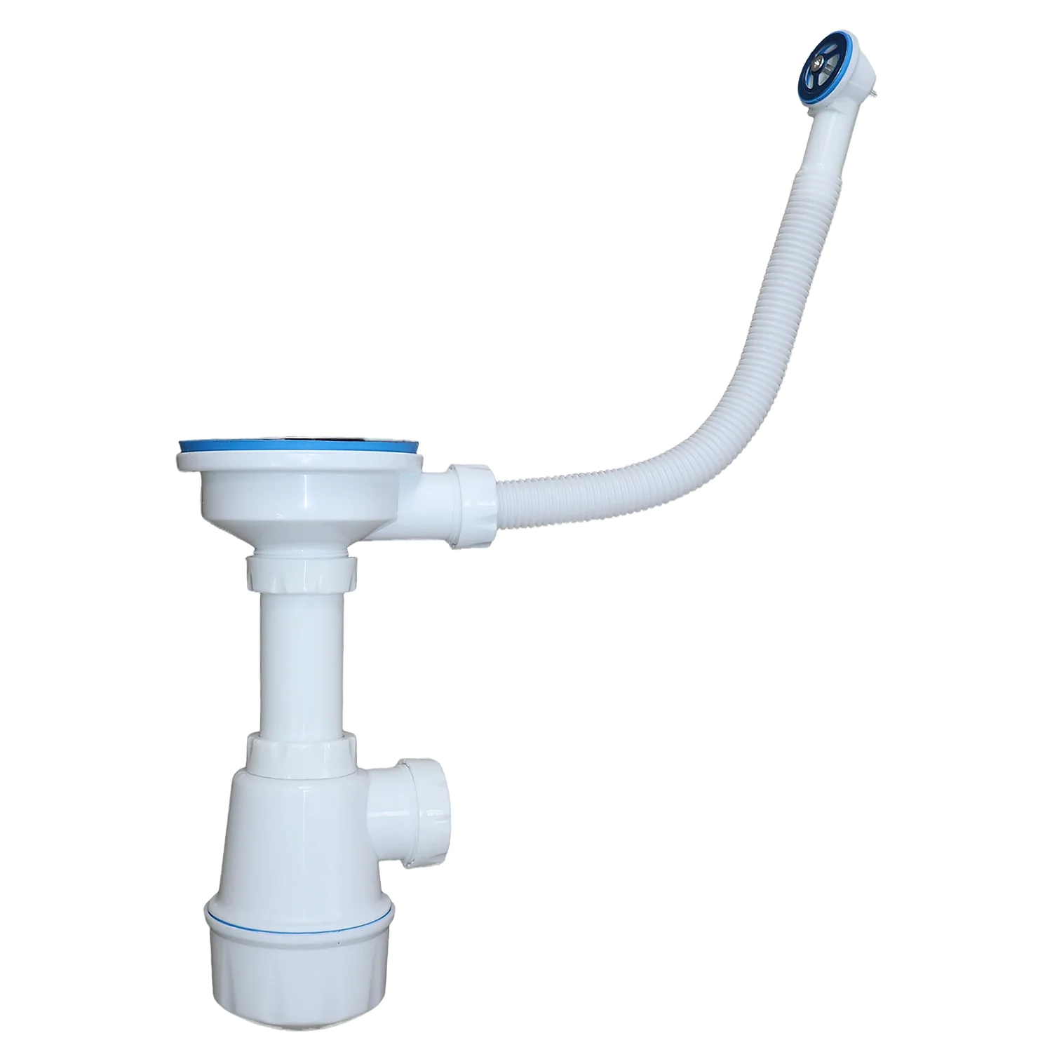 Кухонная мойка AZARIO Canto 570x440x190 искусственный мрамор, с «крылом», сифон в комплекте, цвет песочный (CS00105247) — фото №3