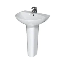 Раковина Azario VIADA 560х470х805 на пьедестале, белый (AZ-5001)