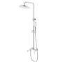 Душевая система Azario Alanti с круглым тропическим душем, керамический картридж, шланг 150 см, хром (AZ-K2332)