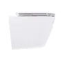 Унитаз подвесной Azario BLISS 360х485х365 безободковый, система смыва «Скрытое Торнадо», с быстросъемным сиденьем «Микролифт» (AZ-5179T-WHT) — фото №6