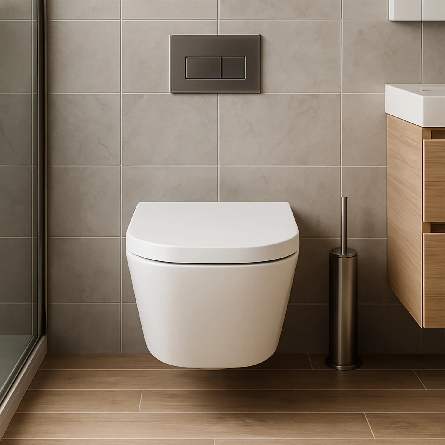 Унитаз подвесной Azario Vesper 360х510х365 безободковый, слив «Скрытое Торнадо», с быстросъемным сиденьем микролифт (AZ-1373WH) — фото №15