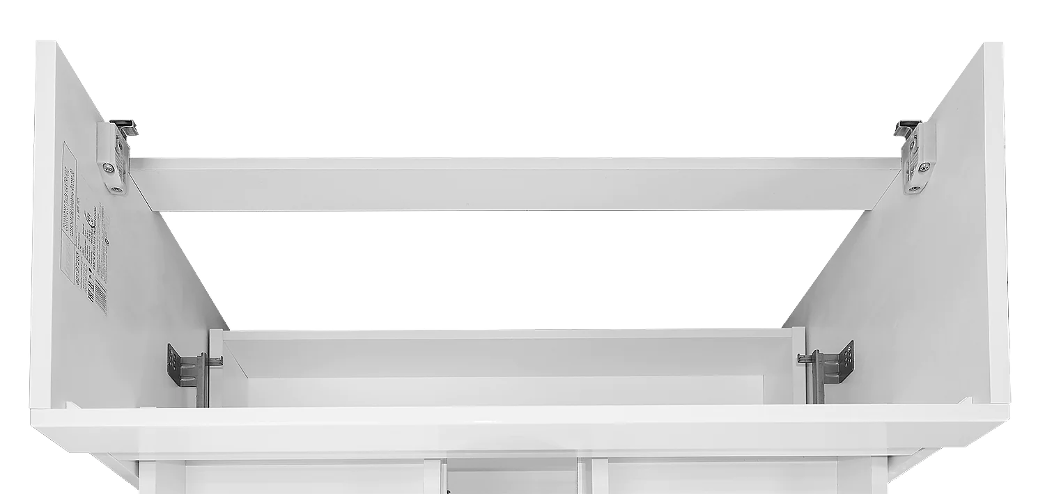 Комплект Тумба Azario KANTRI 80/2 800х460х650 подвесная, с раковиной Фостер 80, белый глянец (CS00097255) — фото №5