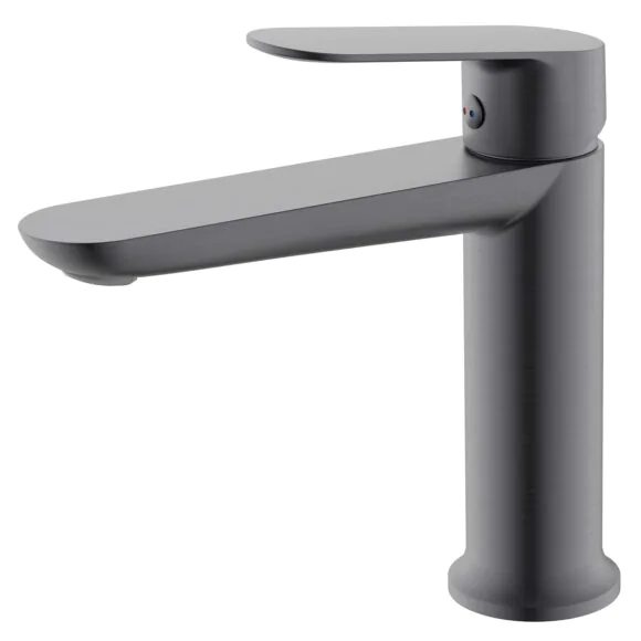 Cмеситель для раковины Azario Alanti керамический картридж, графит (AZ-K1032GR)