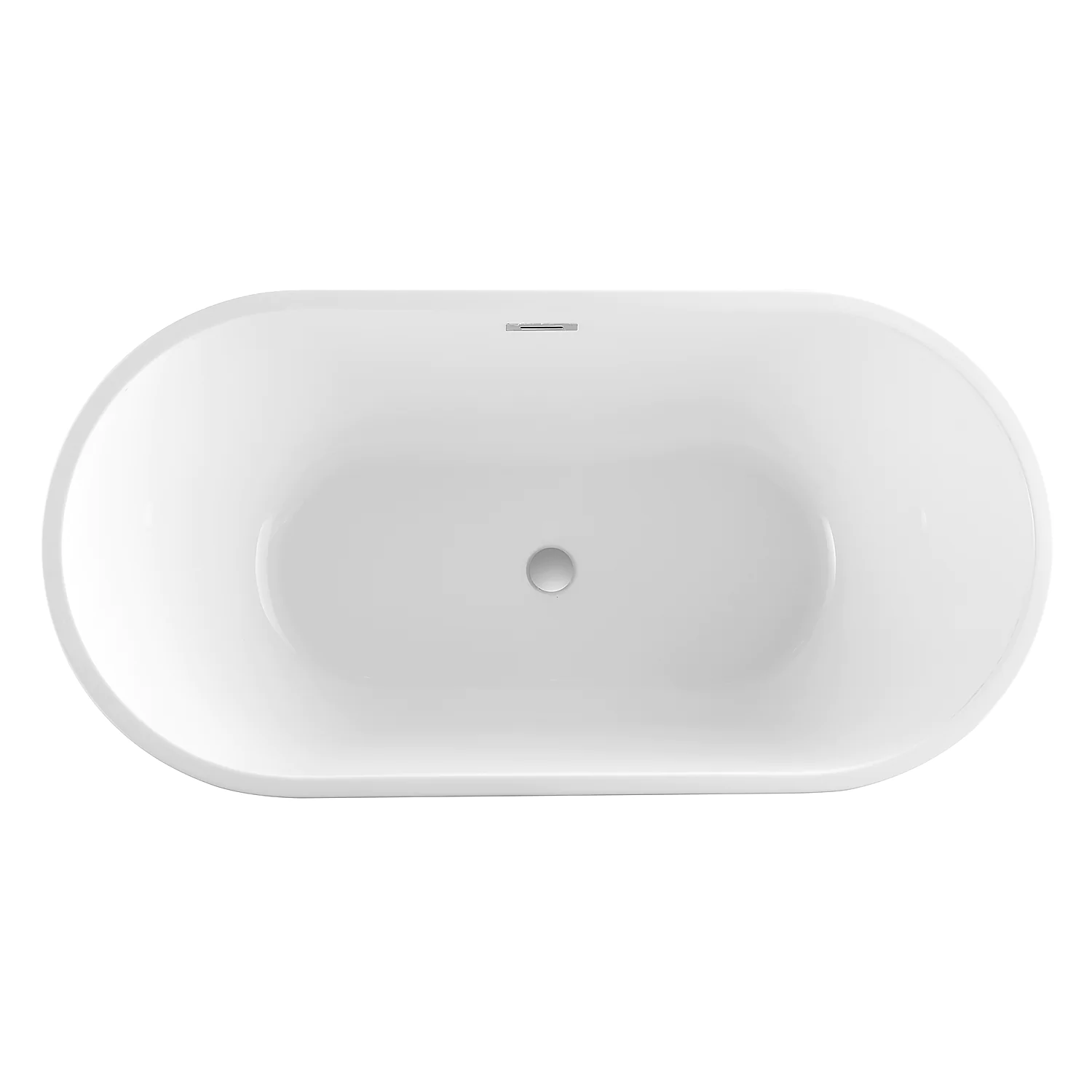 Ванна акриловая Azario RICH 1700x800x580 отдельностоящая, в комплекте с сифоном и металлической рамой, цвет белый (AZ-6605-17080) — фото №3