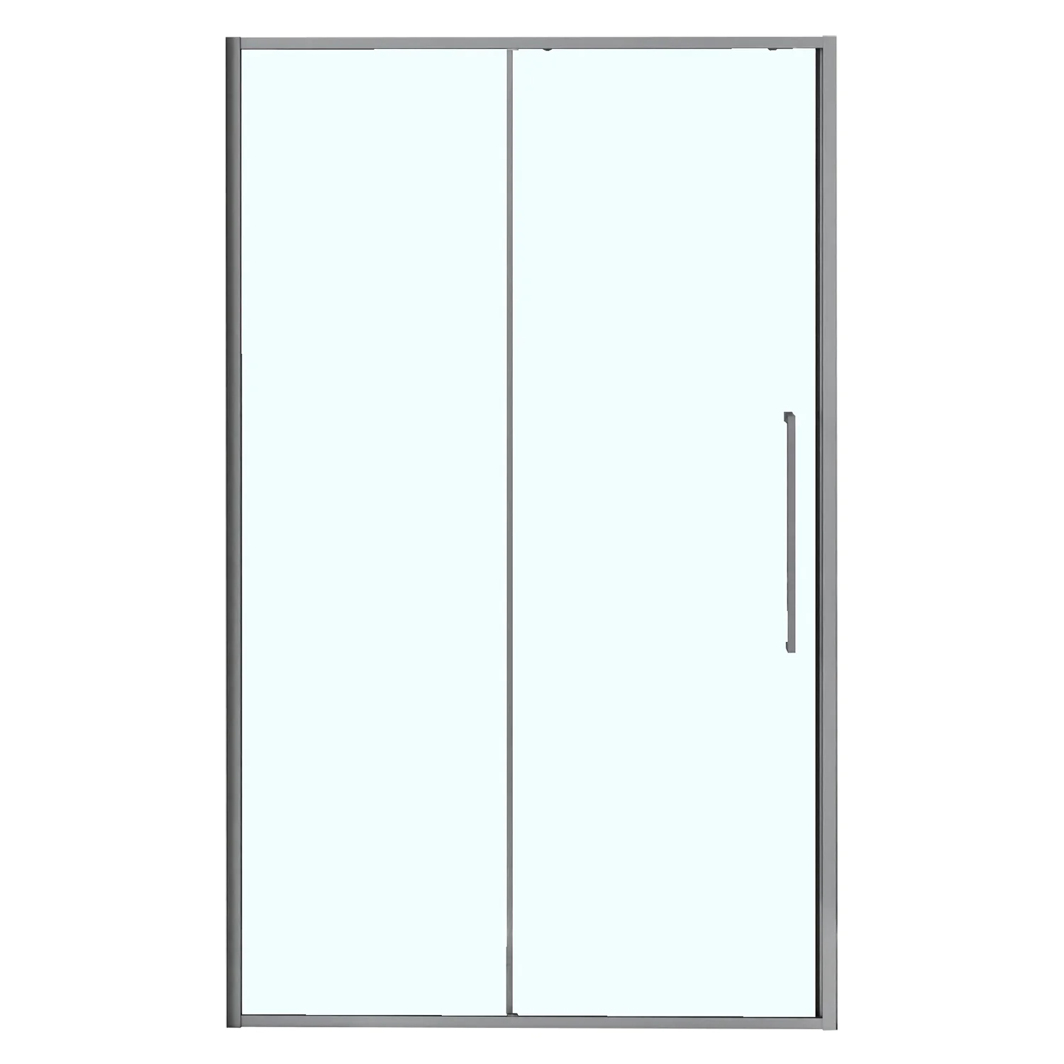 Душевая дверь Azario SHANGHAI 1000х1950 раздвижная, прозрачное стекло 6 мм, профиль матовый графит (AZ-Y43-100-MGR-CL) — фото №1