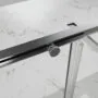 Душевая дверь Azario SHANGHAI 1200х1950 раздвижная, прозрачное стекло 6 мм, профиль матовый графит (AZ-Y43-120-MGR-CL) — фото №5